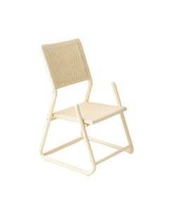Bay Canyon Folding Outdoor Chair - Cream (synthetic illustration; no displayed measurements)