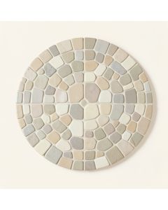 Vulcan Ceramic Penny Round Mosaic Wall & Floor Tile (synthetic illustration; no displayed measurements)