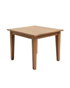 Aoun 34.5 '' Rubberwood Solid Wood Dining Table (synthetic illustration; no displayed measurements)