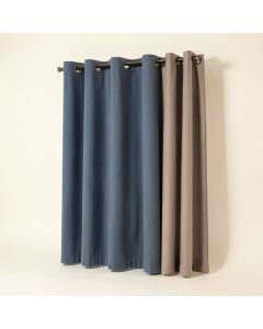 Aleksander Solid Color Semi-Sheer Grommet Curtain Panels (synthetic illustration; no displayed measurements)