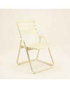 Summit Branch Folding Outdoor Chair - Cream (synthetic illustration; no displayed measurements)