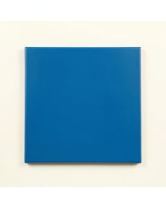 Hazel Branch Uninstalled Square Decorative Tile - Blue (synthetic illustration; no displayed measurements)