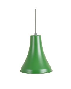 Bay Brook Pendant Light Suspended From One Plain Cable - Green