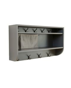 Cove Canyon Wall-Mounted Entryway Organizer Shelf - Gray (synthetic illustration; no displayed measurements)