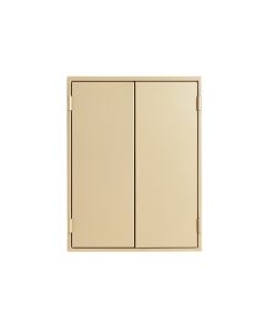 Cliff Bridge Wall-Mounted Laundry Cabinet - Beige (synthetic illustration; no displayed measurements)