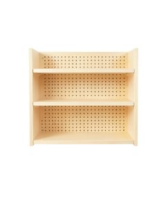 Flint Bridge Empty Wall-Mounted Tool Organizer Panel - Ivory (synthetic illustration; no displayed measurements)