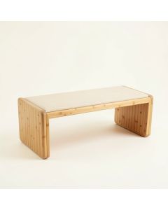 Dawn Canyon Indoor Bench - Beige (synthetic illustration; no displayed measurements)
