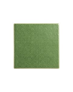 Willow Bend Uninstalled Square Decorative Tile - Green