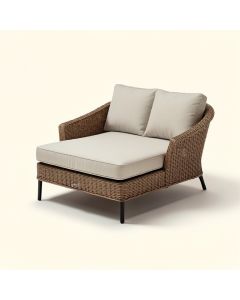 Carles Garden Daybed With Cushions (synthetic illustration; no displayed measurements)