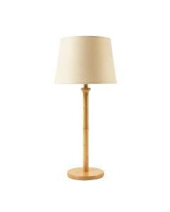 Dune Crossing Floor Lamp With A Plain Fabric Shade - Beige