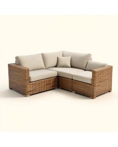 Broxson Patio Sectional With Cushions (synthetic illustration; no displayed measurements)