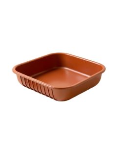 Lake Bend Empty Under-Desk Cable Tray - Terracotta (synthetic illustration; no displayed measurements)