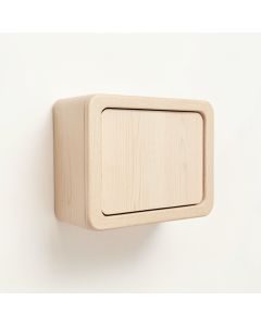 Meadow Dale Wall-Mounted Entry Cabinet - Beige (synthetic illustration; no displayed measurements)
