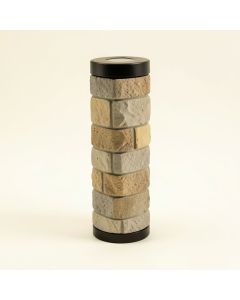 Mosaic Column Solar Powered Led Pathway Light Pack (synthetic illustration; no displayed measurements)