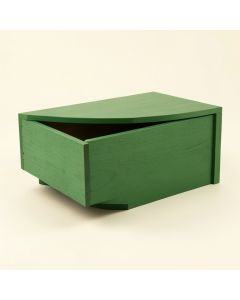 Ridge Bend Small-Parts Storage Drawer Cabinet - Green (synthetic illustration; no displayed measurements)