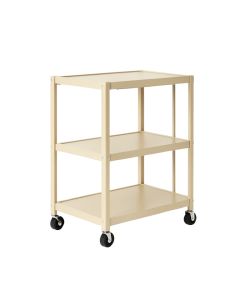 Stone Canyon Empty Rolling Workshop Cart - Beige (synthetic illustration; no displayed measurements)