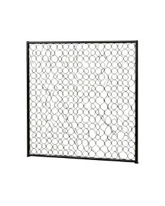 4 Ft. H X 2.6 Ft. W Jumbled Circles Vinyl Privacy Screen