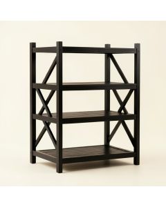 Dawn Canyon Empty Seed-Starting Shelving Unit Without Lights - Black (synthetic illustration; no displayed measurements)