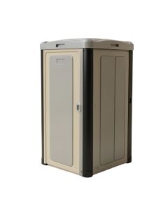 4 Ft. W X 2 Ft. D Plastic Vertical Tool Shed