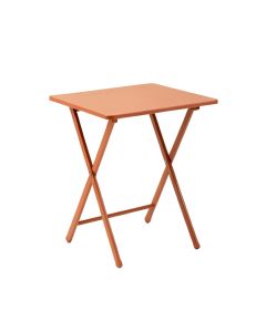 Wren Arc Compact Balcony Table - Terracotta