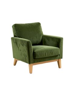 35.5 '' Wide Velvet Armchair (synthetic illustration; no displayed measurements)