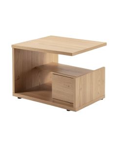 Clearwell Floor Shelf Coffee Table With Storage (synthetic illustration; no displayed measurements)