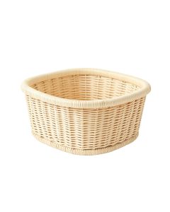 River Bluff Empty Storage Basket - Ivory