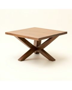 Casimir Cross Legs Coffee Table (synthetic illustration; no displayed measurements)