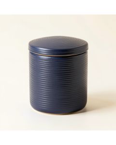 Bay Canyon Storage Canister With Lid - Navy (synthetic illustration; no displayed measurements)