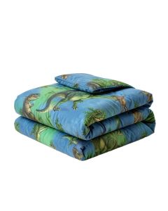 Mod Dinosaur 4 Piece Comforter Set (synthetic illustration; no displayed measurements)