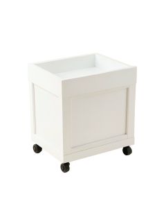 Fern Bluff Empty Rolling Workshop Cart - White