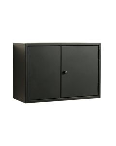 Brook Crossing Wall-Mounted Entry Cabinet - Black (synthetic illustration; no displayed measurements)