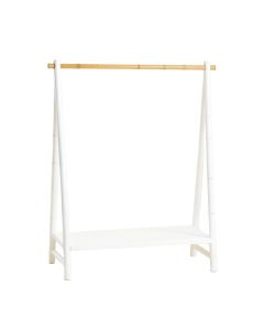Moss Bluff Empty Garment Rack - White (synthetic illustration; no displayed measurements)