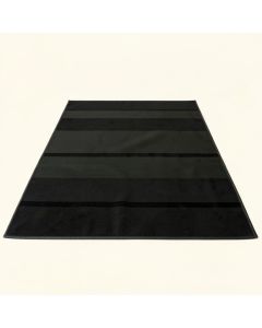 Harbor Bend Rectangular Outdoor Rug - Black (synthetic illustration; no displayed measurements)