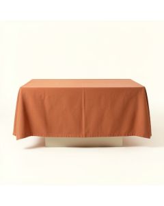 Hill Canyon Flat Bed Sheet - Terracotta (synthetic illustration; no displayed measurements)