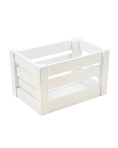 Hill Crest Empty Furniture-Style Pet Crate - White