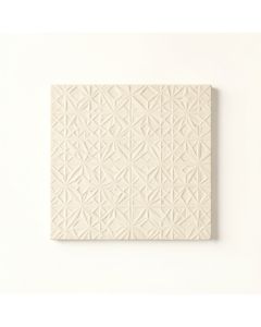 Linden Bridge Uninstalled Square Decorative Tile - Ivory (synthetic illustration; no displayed measurements)