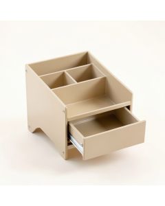 Meadow Bend Empty Coffee-Station Organizer - Beige (synthetic illustration; no displayed measurements)