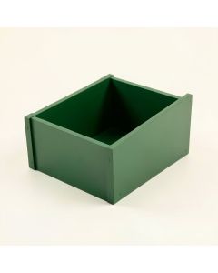 Oak Bend Low Toy Storage Unit - Green (synthetic illustration; no displayed measurements)