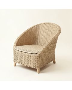 Wren Bluff Outdoor Lounge Chair - Beige (synthetic illustration; no displayed measurements)