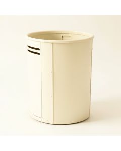 Willow Brook Closed Garden Compost Bin - Ivory (synthetic illustration; no displayed measurements)