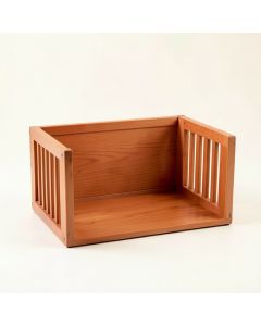 Rowan Bend Empty Furniture-Style Pet Crate - Terracotta (synthetic illustration; no displayed measurements)