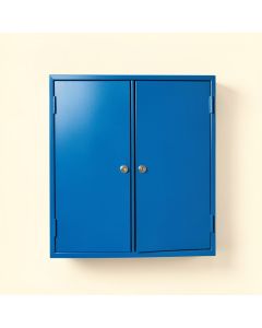 Bay Bend Wall-Mounted Laundry Cabinet - Blue (synthetic illustration; no displayed measurements)
