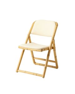 Harbor Brook Folding Outdoor Chair - Cream (synthetic illustration; no displayed measurements)