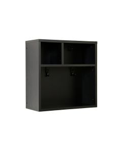 River Dell Wall-Mounted Entryway Organizer Shelf - Black (synthetic illustration; no displayed measurements)