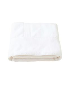 Flint Crest Bath Towel - White (synthetic illustration; no displayed measurements)