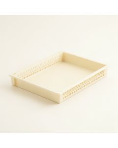Moss Dale Empty Under-Desk Cable Tray - Ivory (synthetic illustration; no displayed measurements)