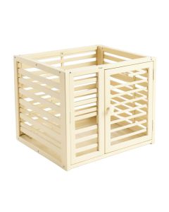 Reed Bluff Empty Furniture-Style Pet Crate - Ivory