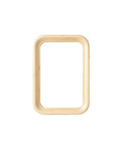 Birch Crest Framed Wall Mirror - Ivory