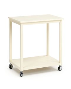 Cove Dell Empty Rolling Workshop Cart - Ivory (synthetic illustration; no displayed measurements)